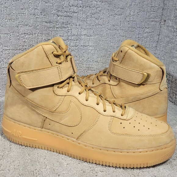 Nike Air Force 1 High '07 LV8 WB Men's Size US 12 Wheat Flax Sneaker 882096-200 - Picture 2 of 10